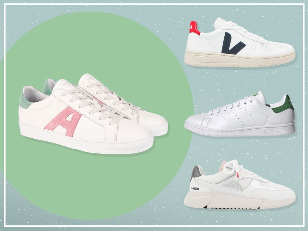 white fashion trainers ladies